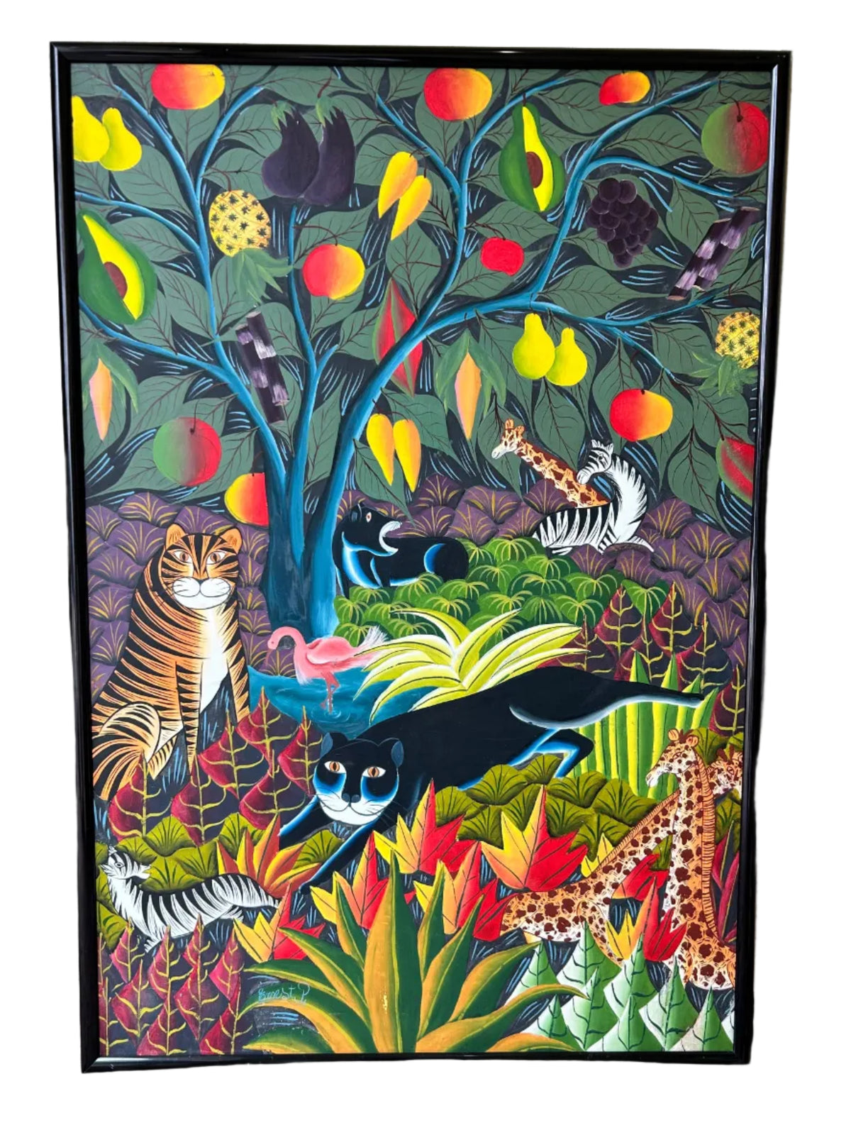 hatian jungle art