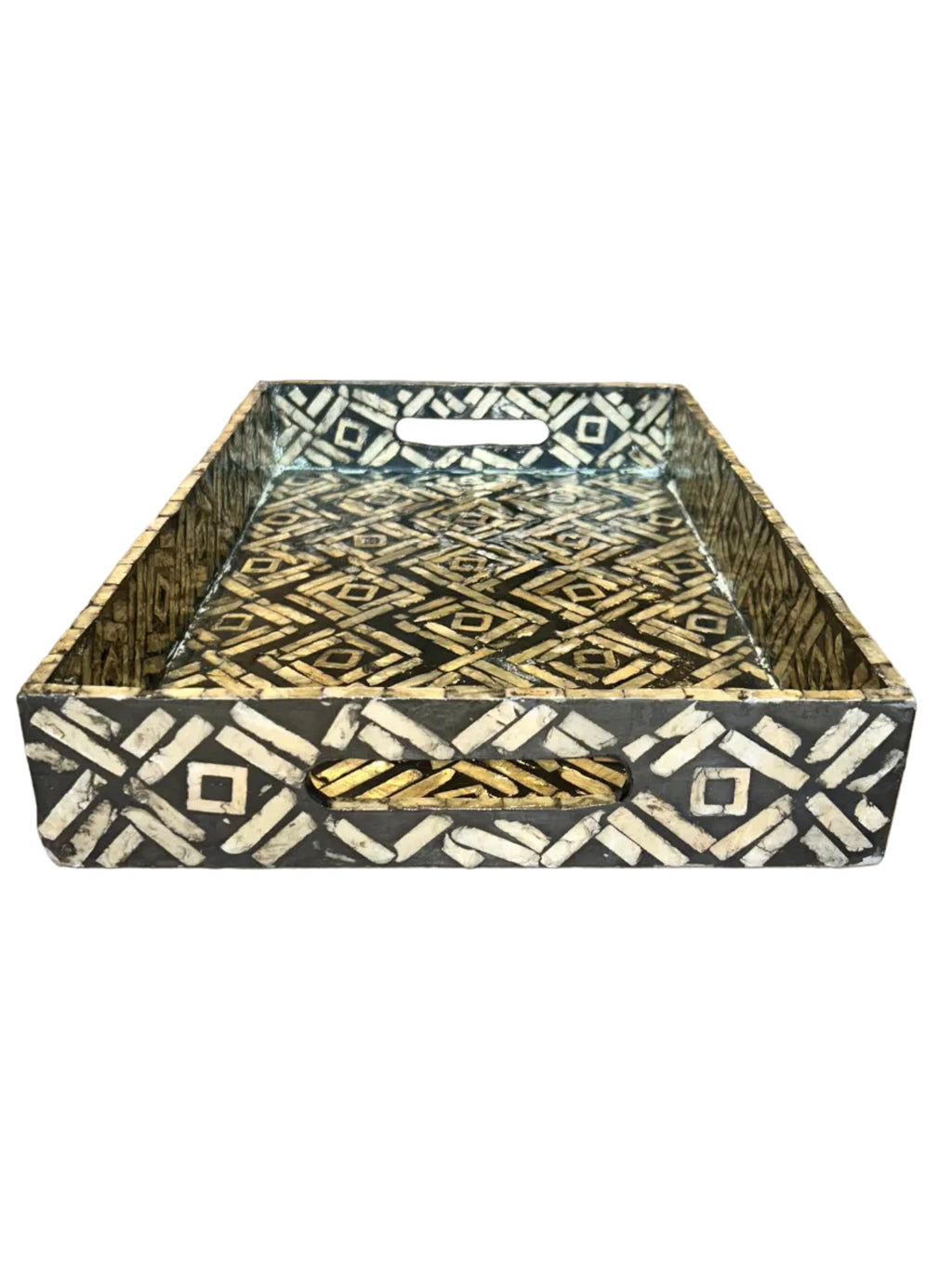 tribal inlay tray
