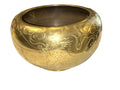 vintage chinese brass bowl