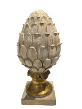 Load image into Gallery viewer, pair wood carved artichoke