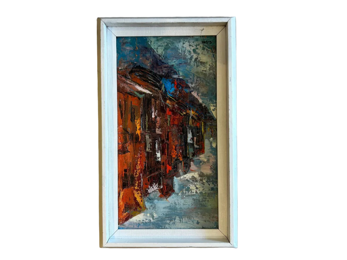 mcm abstract cityscape