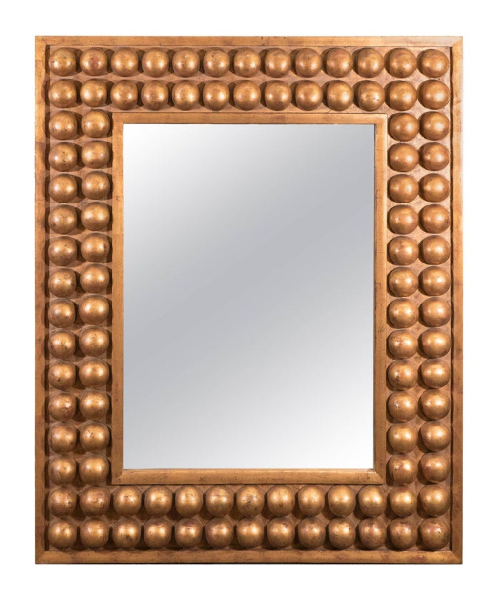 double beaded wall mirror