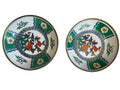 hand painted wall plates-pair