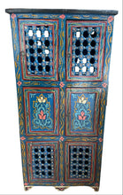 Load image into Gallery viewer, hand painted moroccan storage cabinet