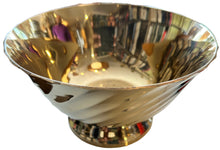 Load image into Gallery viewer, Brass swirl bowl