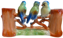 Load image into Gallery viewer, birds on fence bud vase