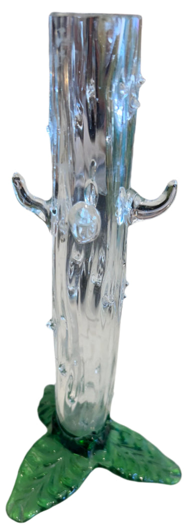 glass cactus bud vase
