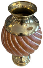 Load image into Gallery viewer, wood swirl vase