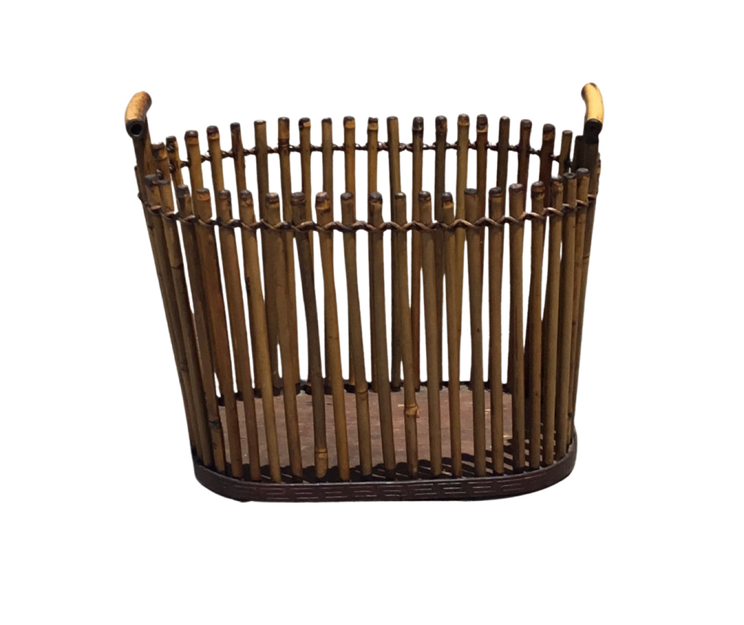 bamboo magazine basket