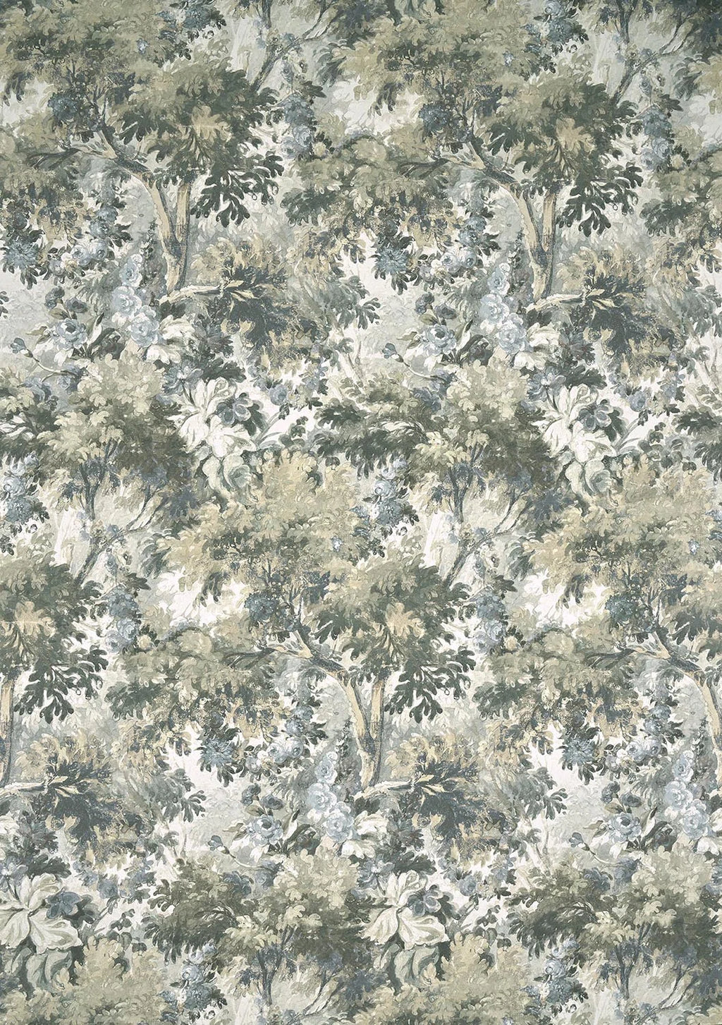Bois dormant wallpaper in Grisaille