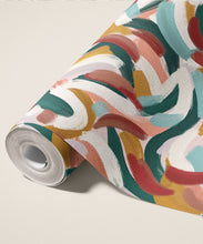 Load image into Gallery viewer, Impasto Type II Vinyl Wallpaper - Colourway: Ochre - Roll - Commercial Wallcoverings