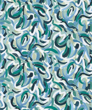 Load image into Gallery viewer, Impasto Type II Vinyl Wallpaper - Colourway: Turquoise - Swatch - Commercial Wallcoverings