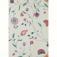 Load image into Gallery viewer, Indian Chintz Wallpaper by Peter Dunham - White on Green