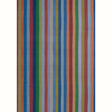 Load image into Gallery viewer, Jacob's Stripe Grasscloth Wallpaper by Peter Dunham - Raspberry/Sage