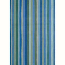Load image into Gallery viewer, Jacob's Stripe Grasscloth Wallpaper by Peter Dunham - Blue/Pink