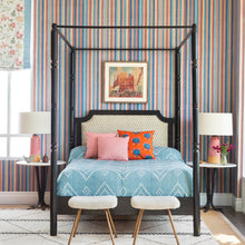 Load image into Gallery viewer, Jacob's Stripe Grasscloth Wallpaper by Peter Dunham - Multi