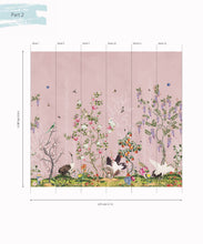 Load image into Gallery viewer, KH-Oriental-Garden-Mural-Coral-Part2-Mural-Map
