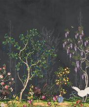 Load image into Gallery viewer, Oriental Garden Mural • Night • Part 1 • Swatch
