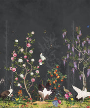 Load image into Gallery viewer, Oriental Garden Mural • Night • Part 2 • Swatch