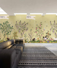 Load image into Gallery viewer, Oriental Garden Mural • Sun • Part 1 &amp; Part 2 • Insitu