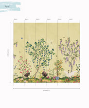 Load image into Gallery viewer, KH-Oriental-Garden-Mural-Sun-Part1-Mural-Map