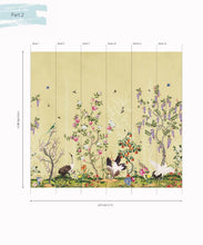 Load image into Gallery viewer, KH-Oriental-Garden-Mural-Sun-Part2-Mural-Map