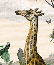 Load image into Gallery viewer, Etched Safari Mural • Pink Sky • Scale