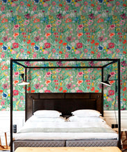 Load image into Gallery viewer, J'Adore Wallpaper • Mint • Insitu