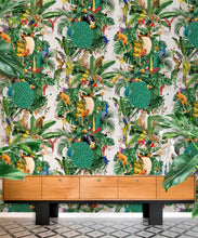 Load image into Gallery viewer, Festa Wallpaper • Canvas • Insitu