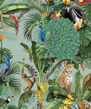 Load image into Gallery viewer, Festa Wallpaper • Jade • Swatch