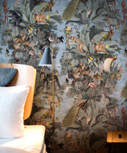 Load image into Gallery viewer, Arcadia Wallpaper • Sky Blue • Insitu