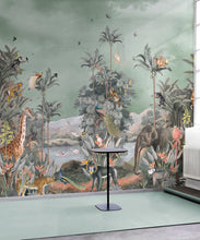 Load image into Gallery viewer, Eden Mural • Greenery • Insitu