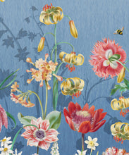 Load image into Gallery viewer, Jardin Mural • Blue • Swatch