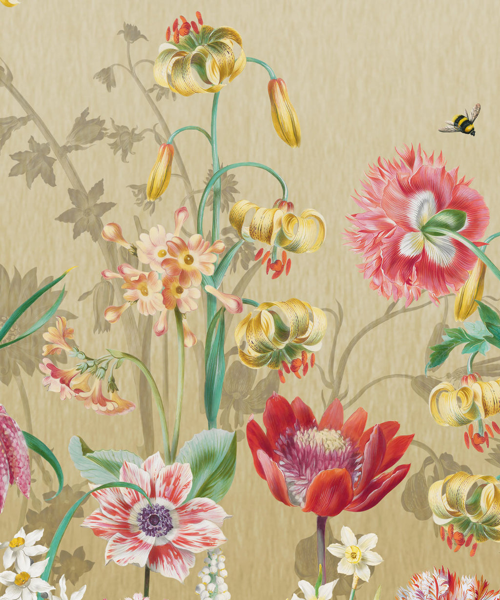 Jardin Mural • Gold • Swatch
