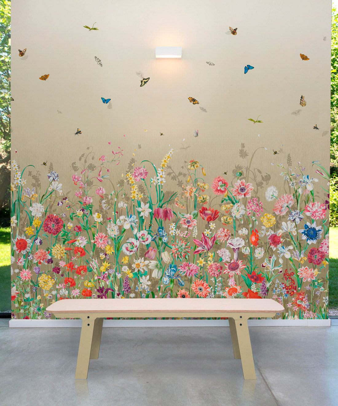 Jardin Mural • Gold • Insitu