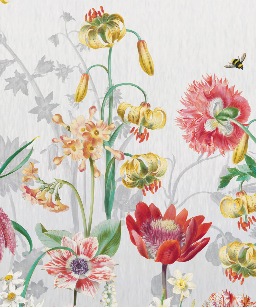 Jardin Mural • Grey • Swatch