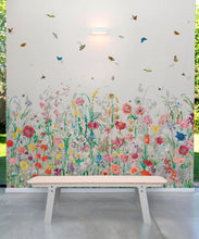 Load image into Gallery viewer, Jardin Mural • Grey • Insitu