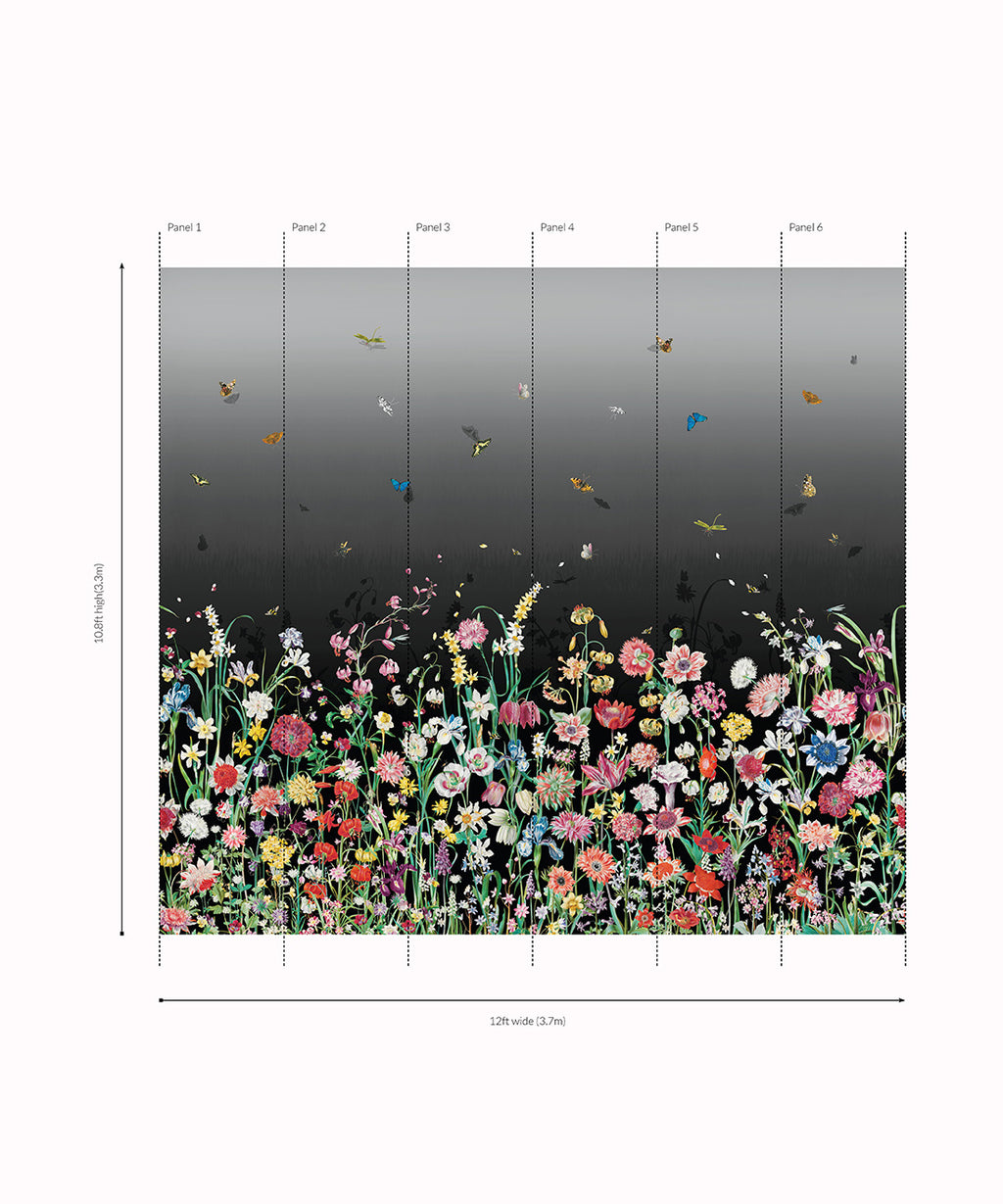 Jardin Mural • Night • Panels