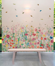Load image into Gallery viewer, Jardin Mural • Powder Pink • Insitu