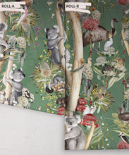 Load image into Gallery viewer, Dreamtime Wallpaper • Antique Green • Rolls