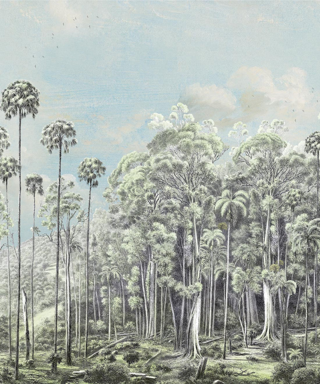 Kimberley Mural • Kingdom Home • Swatch • Eucalyptus