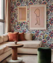 Load image into Gallery viewer, Magic Garden Collection by Kingdom Home - Olympus Wallpaper - Colourway: Celestial Bloom - Insitu