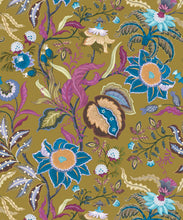 Load image into Gallery viewer, Magic Garden Collection by Kingdom Home - Olympus Wallpaper - Colourway: Empire Ochre - Swatch
