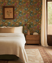 Load image into Gallery viewer, Magic Garden Collection by Kingdom Home - Olympus Wallpaper - Colourway: Empire Ochre - Insitu