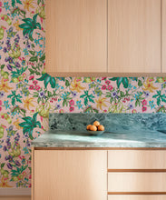 Load image into Gallery viewer, Magic Garden Collection by Kingdom Home - Alnwick Wallpaper - Colourway: Coral Blush - Insitu