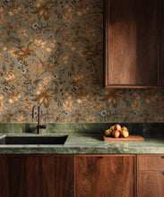 Load image into Gallery viewer, Magic Garden Collection by Kingdom Home - Alnwick Wallpaper - Colourway: Emberleaf - Insitu