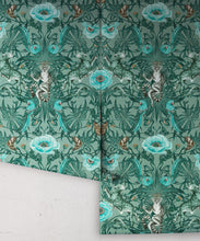 Load image into Gallery viewer, Magic Garden Collection by Kingdom Home - Green Magic Wallpaper - Colourway: Botanical Blaze - Roll