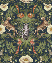 Load image into Gallery viewer, Magic Garden Collection by Kingdom Home - Green Magic Wallpaper - Colourway: Monkey Dusk - Swatch