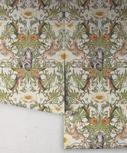 Load image into Gallery viewer, Magic Garden Collection by Kingdom Home - Green Magic Wallpaper - Colourway: Mellow Morning - Roll