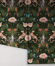 Load image into Gallery viewer, Magic Garden Collection by Kingdom Home - Green Magic Wallpaper - Colourway: Velvet High- Roll